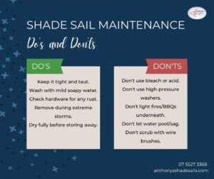Shade Sail Matinenance
